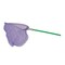 Party Central Club Pack of 12 Purple and Green Mardi Gras Bead Catchers Party Decors 21.5"